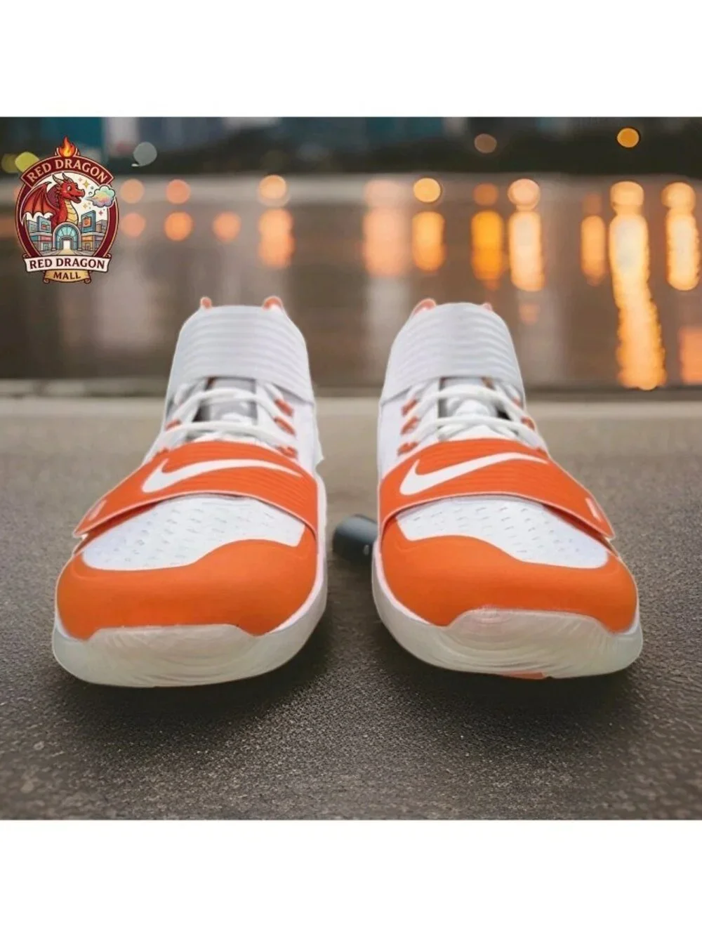 Nike Force Savage Turf Mid Pro Football Orange Shoes AQ8130-102 - Men's Size 15
